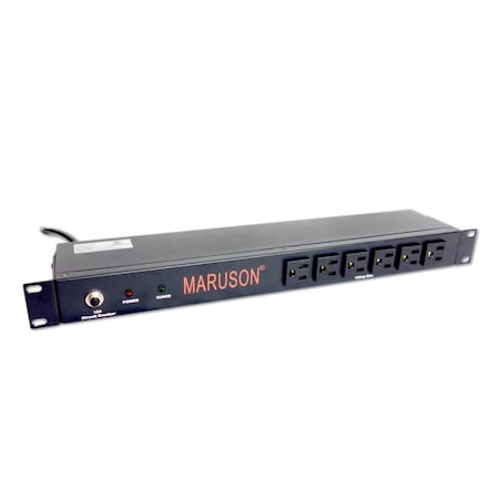 Maruson PDU, 14 Outlets, 1U, 5-15P, 1050J Surge Protected PDU-R1514MS